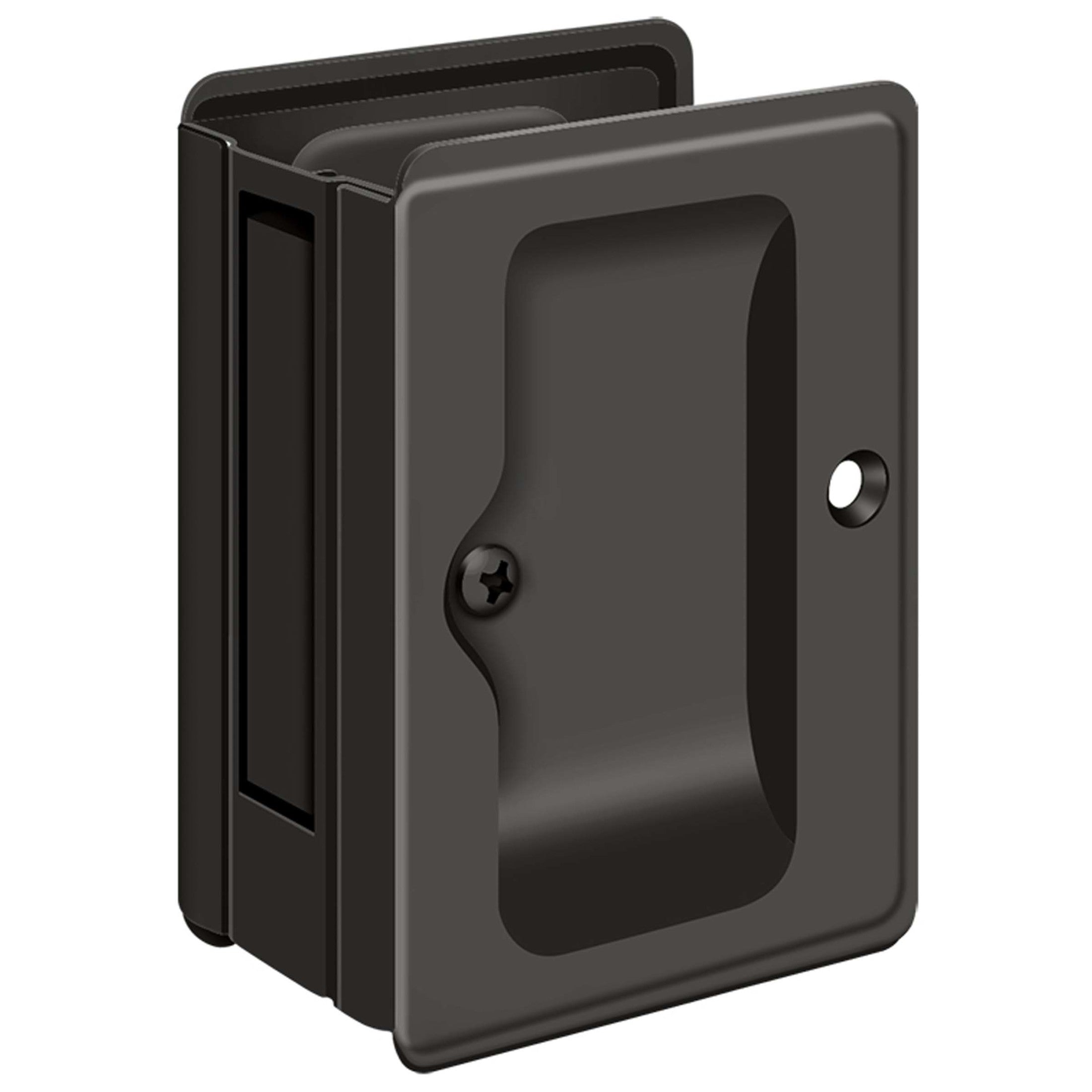 Deltana SDPA325U10B Adjustable 3 1/4-Inch x 2 1/4-Inch Passage HD Pocket Locks