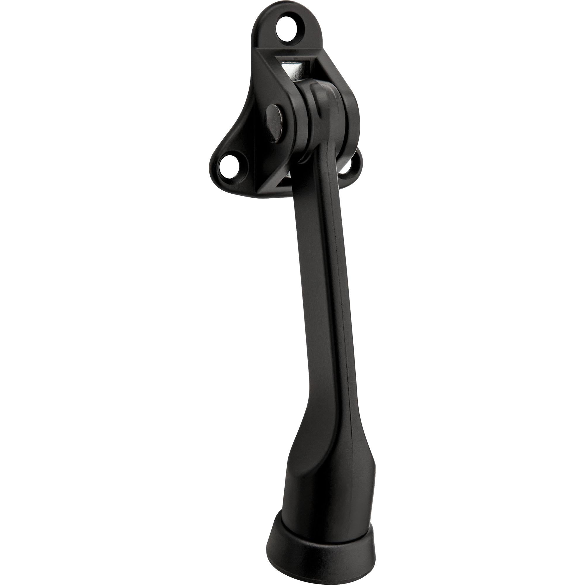 V238 4" Kickdown Door Stop - Matte Black