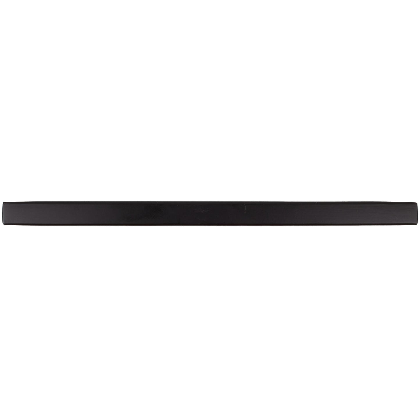 Stone Harbor Hardware Contemporary Square Cabinet Pull, 160 Millimeters, Stainless Steel Base Material, Matte Black