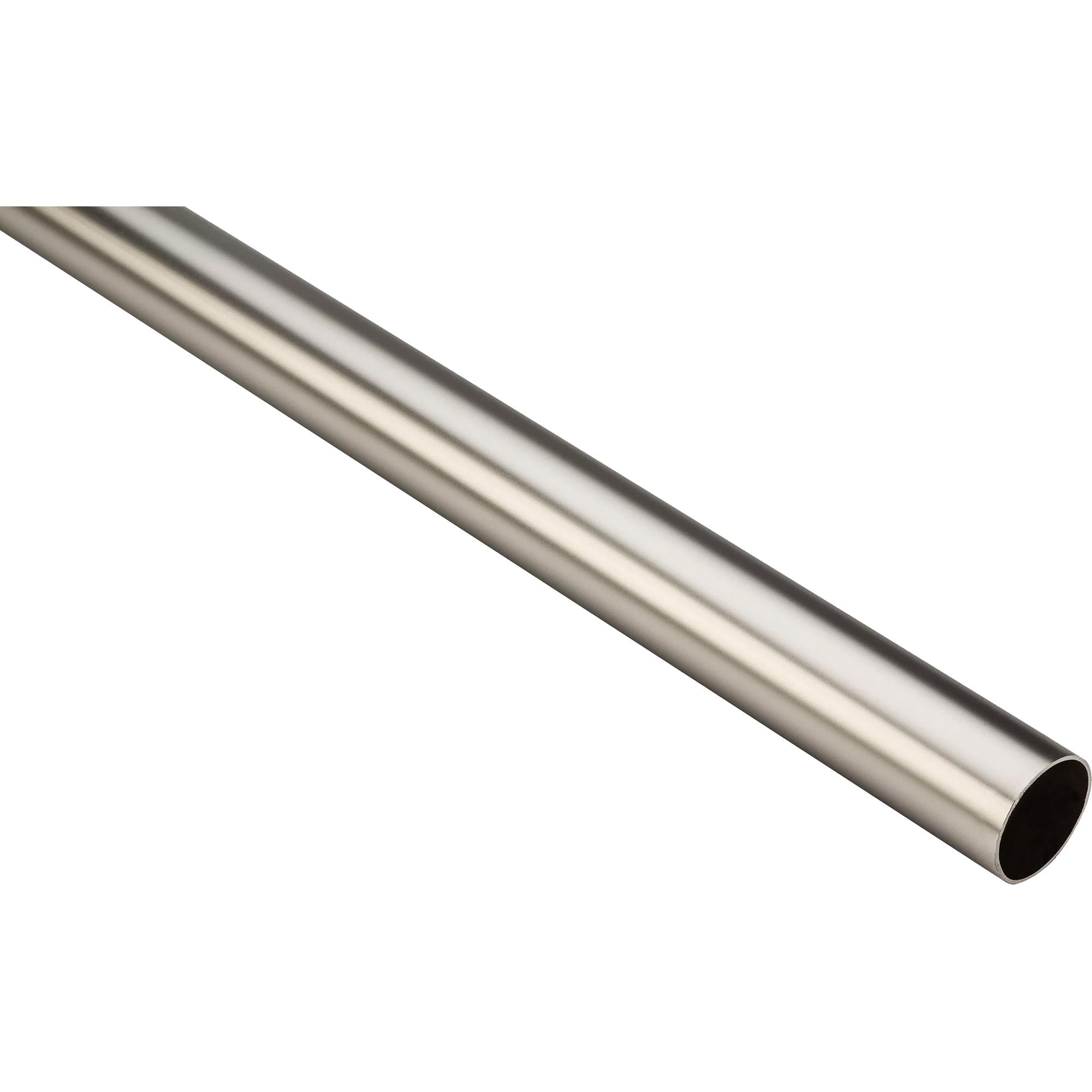 BB8604 8' Closet Rod 1.2mm Thick - Satin Nickel