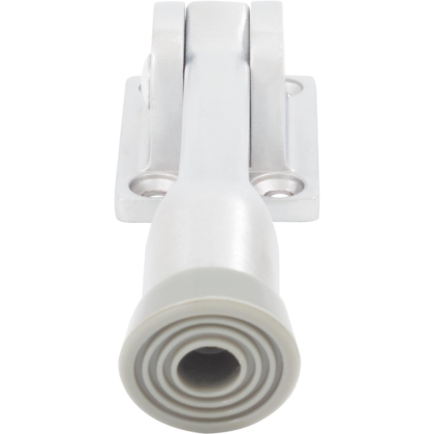 Stone Harbor Hardware Heavy-Duty Kick-Down Holder with 4 Screws, 4 Inches, Satin Chrome