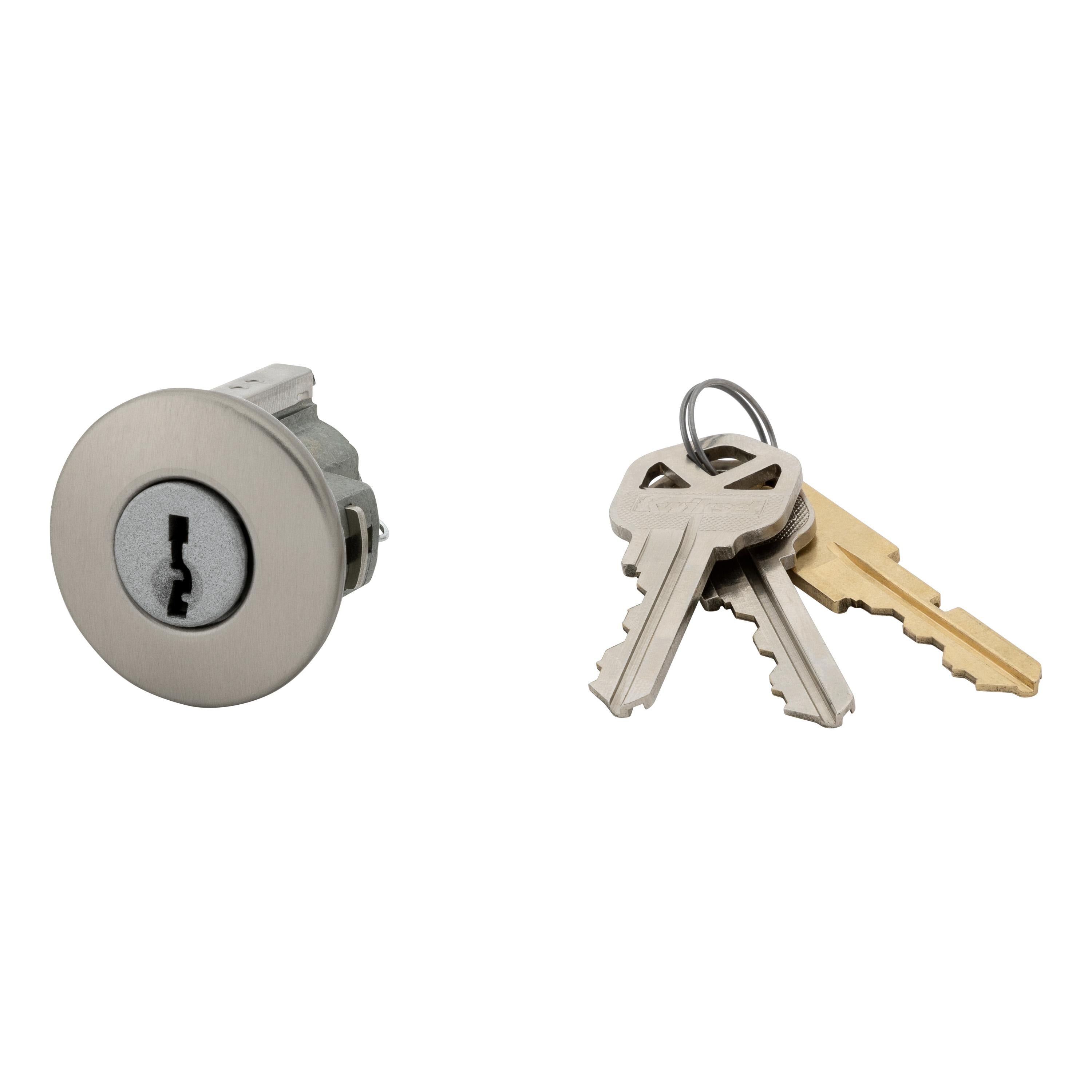 83733-005 Pin & Tumbler Cylinder and Cover for Hancock - Satin Nickel