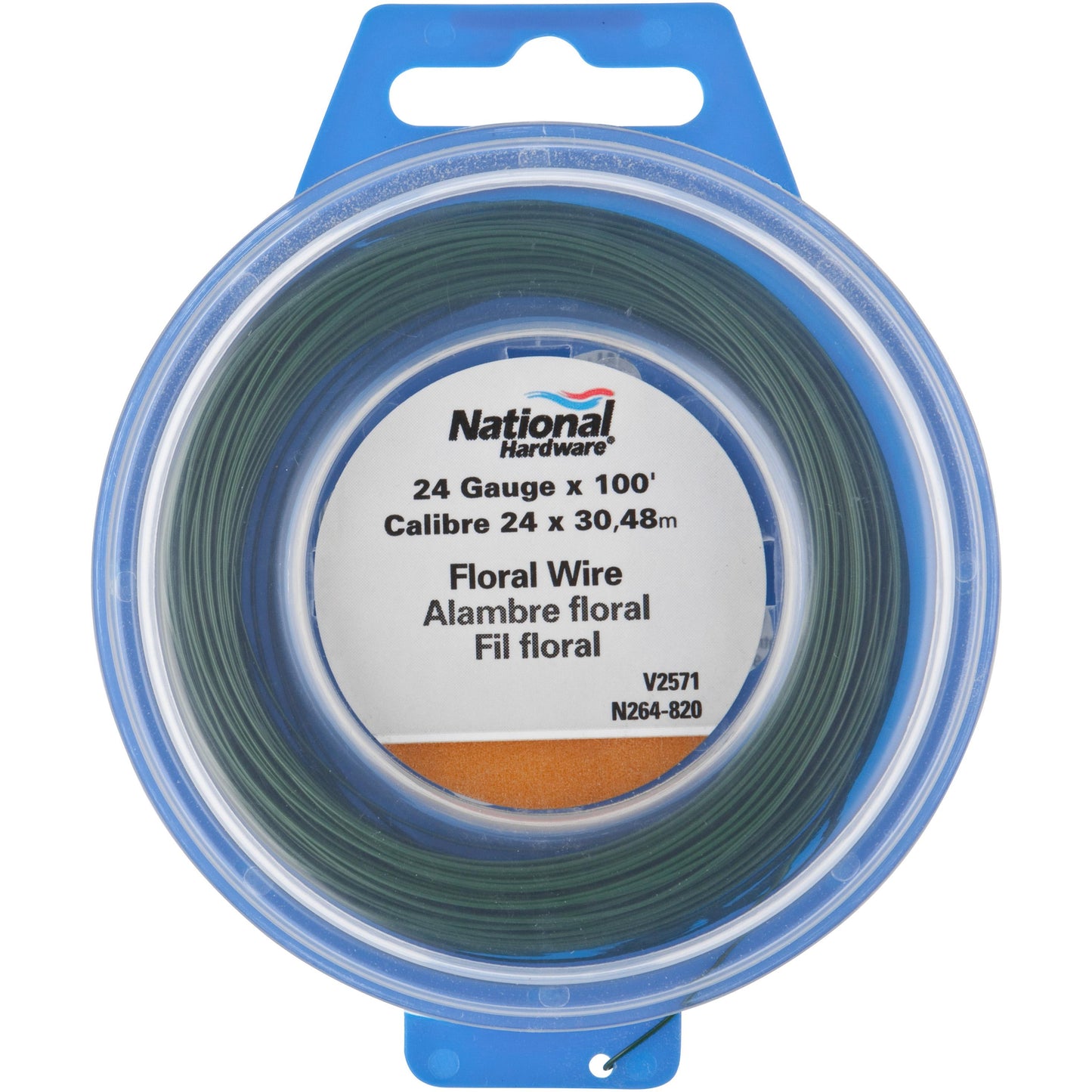 V2571 24 GA x 100’ Floral Wire - Green
