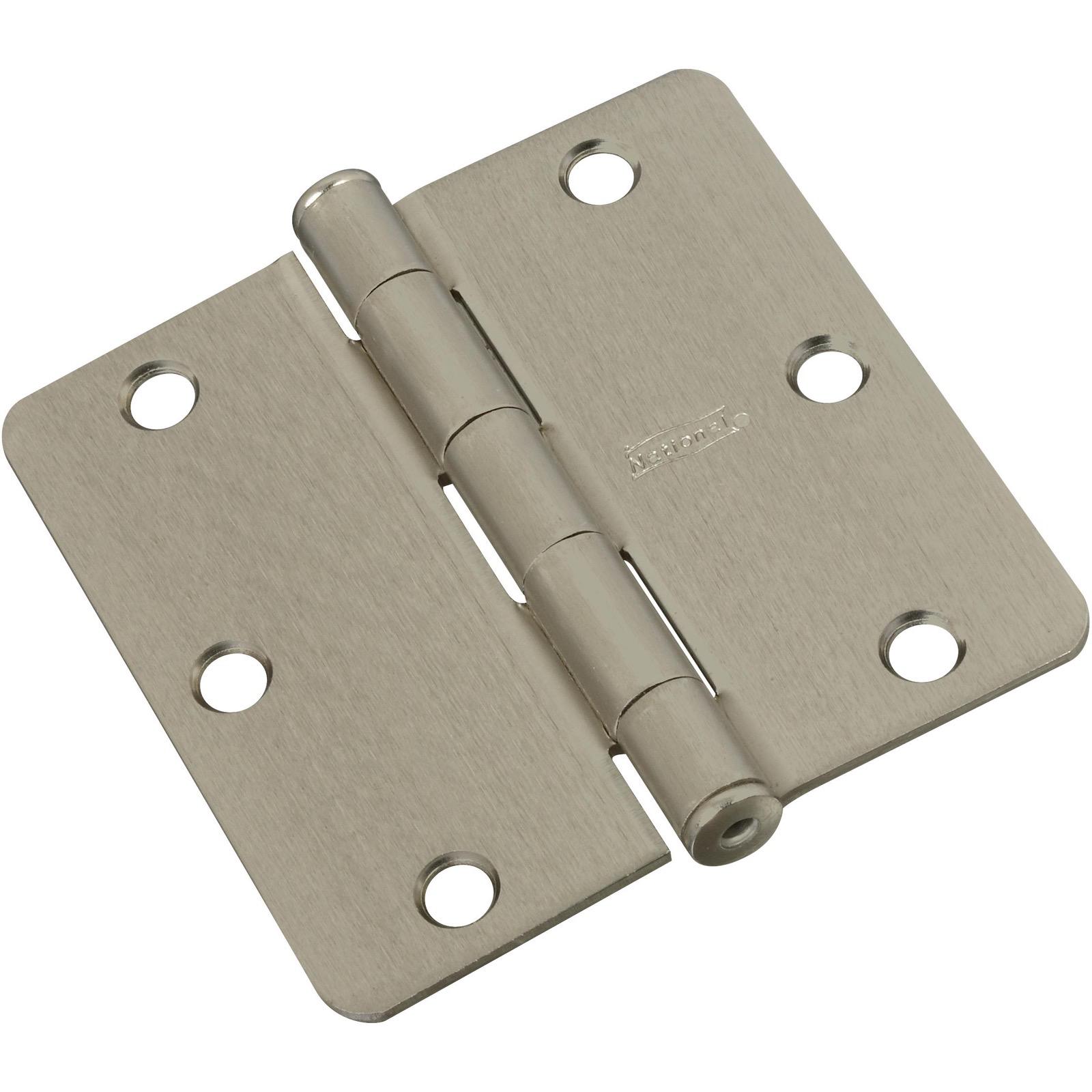 V512RC 3-1/2" 1/4R Hinge 3/pk - Satin Nickel