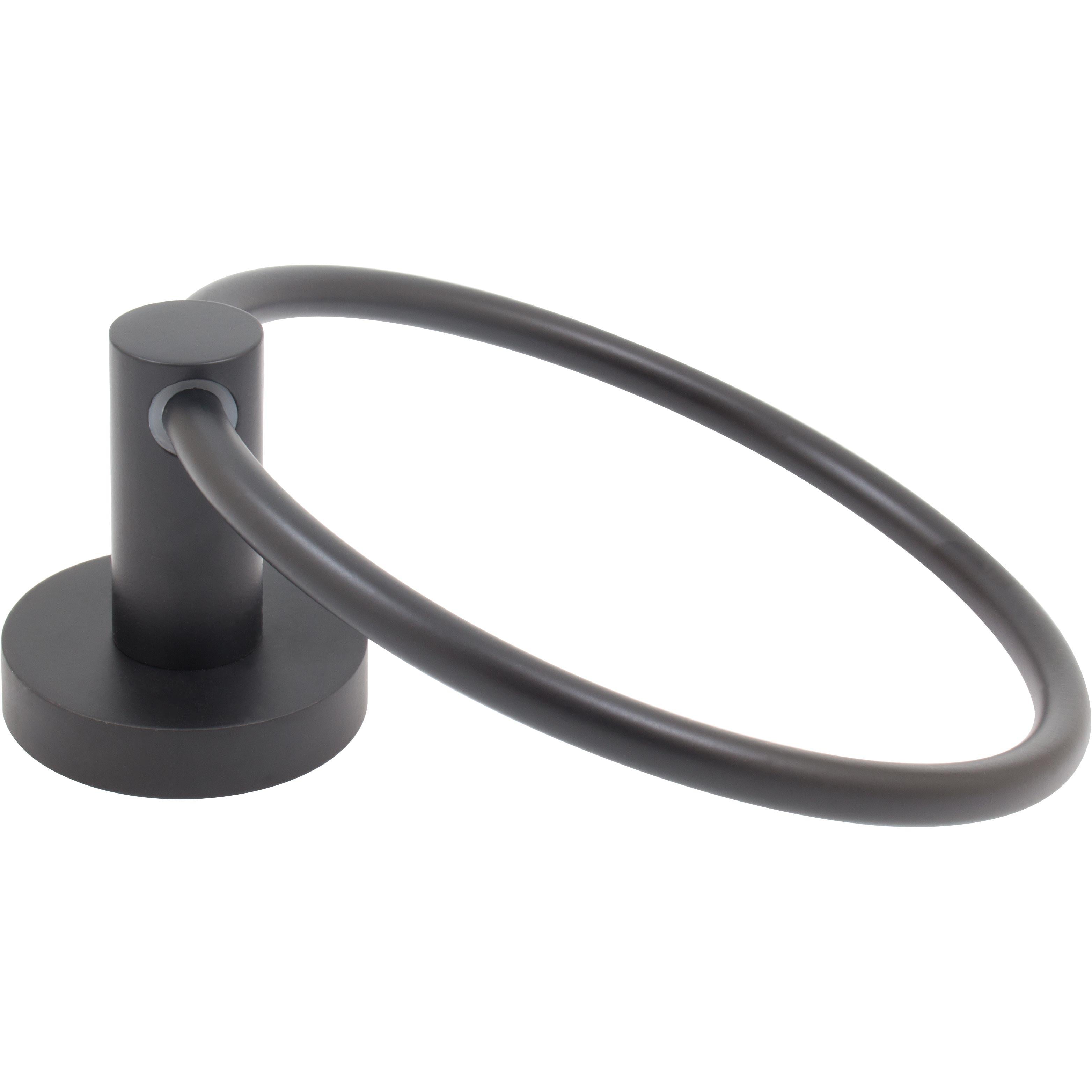 Stone Harbor Hardware Zurich Towel Ring, Matte Black