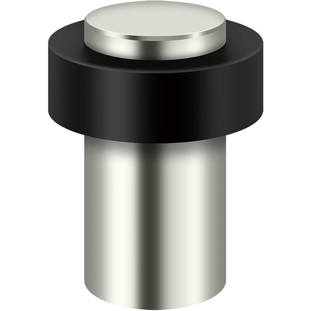 UFB7500U14 3" Heavy-Duty Round Universal Floor Bumper - Polished Nickel