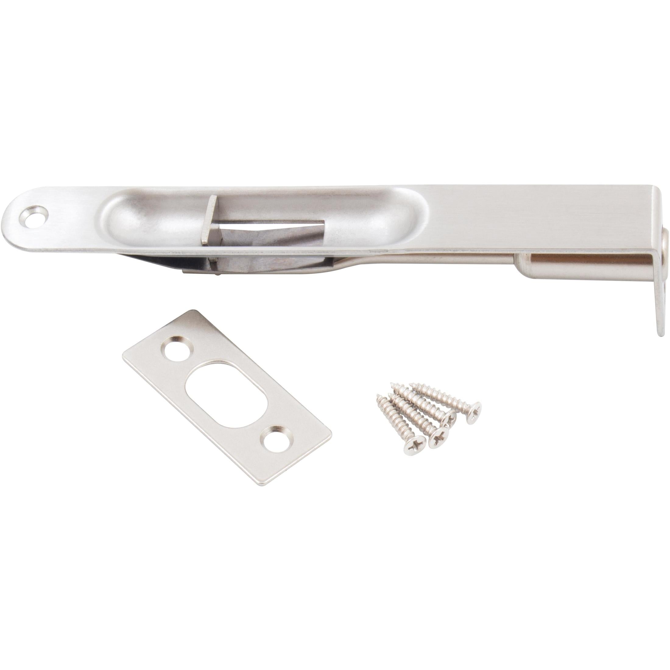 Flush Bolt Square Corner x Round Corner 6 Inch