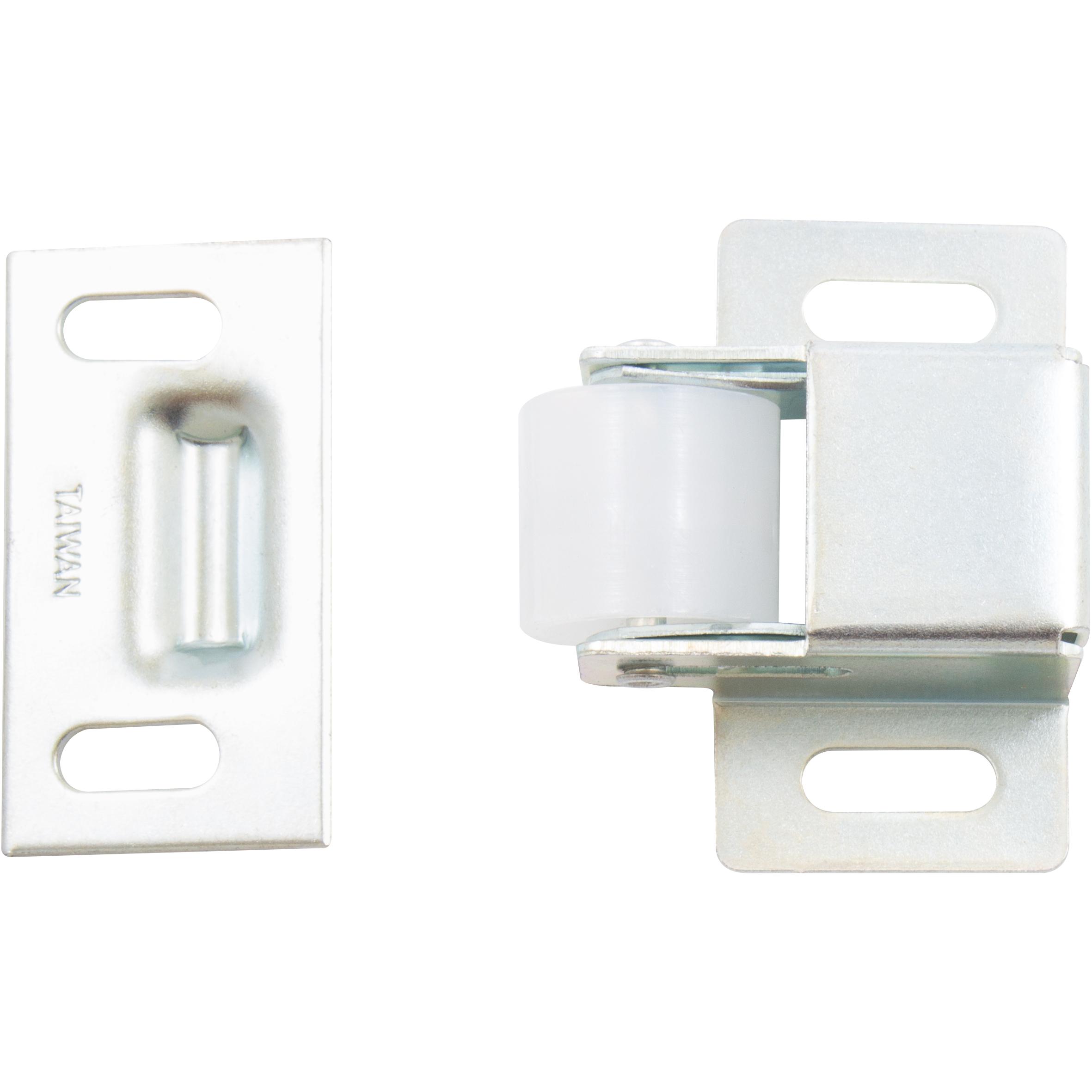 Stone Harbor Hardware Single Roller Catch, 1-7/8" x 1-1/32", Satin Aluminum