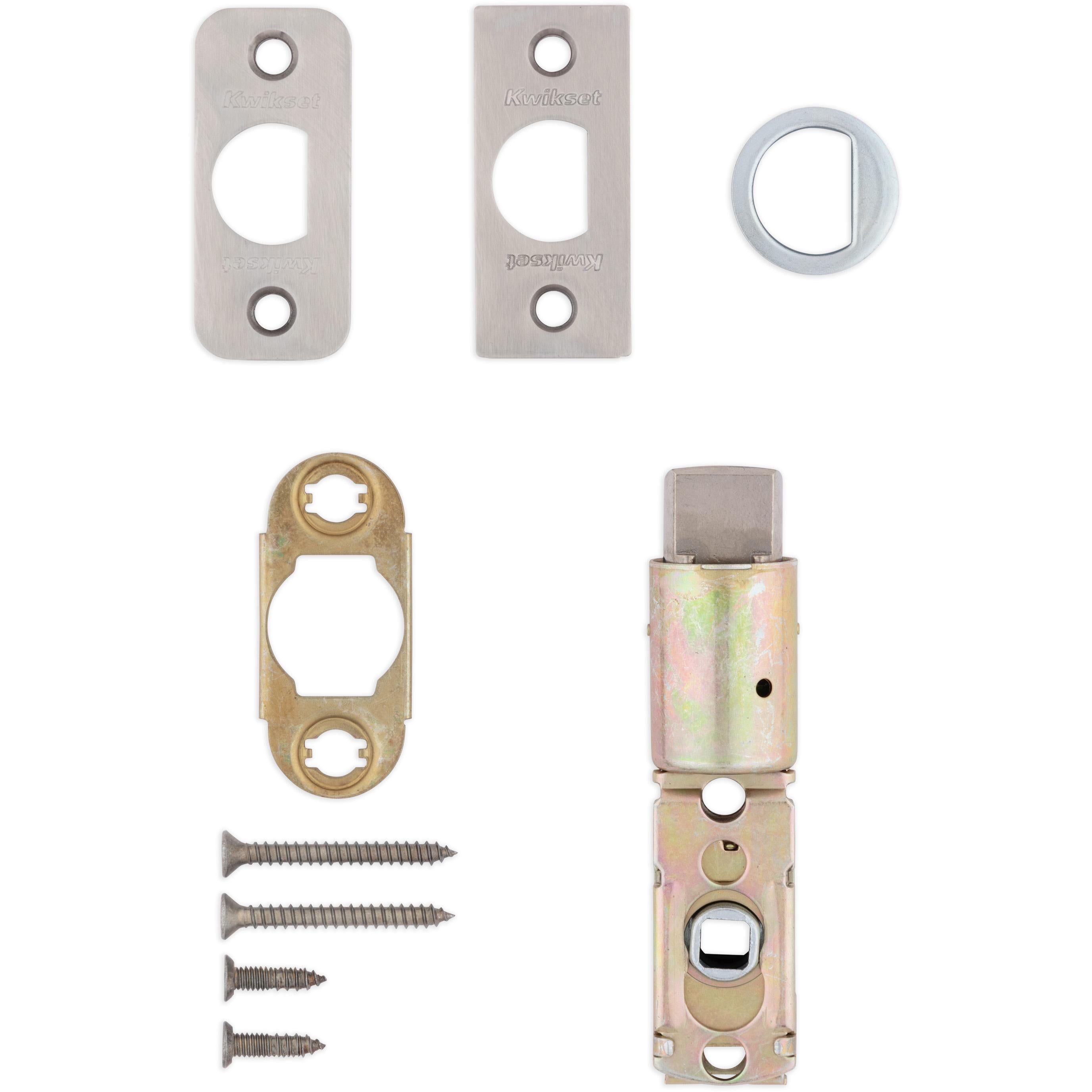 83480-002 6AL Plain Latch Square Drive - Satin Nickel