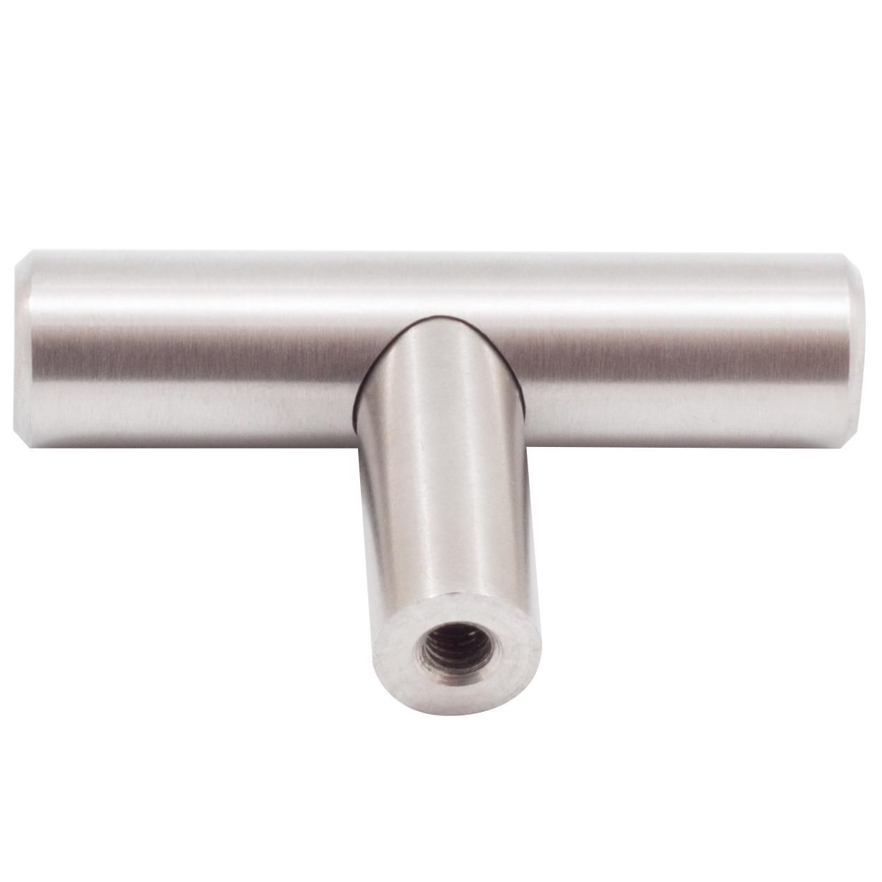 Stone Harbor Hardware Bar Cabinet Pull, 50mm Overall Length, Satin Stainless Steel
