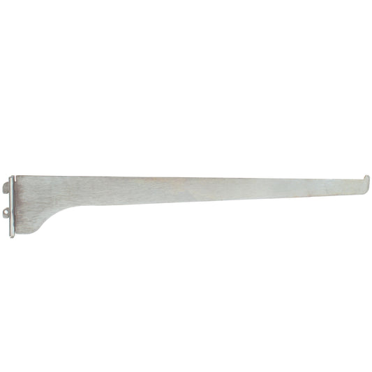 Stone Harbor Hardware Single Track Shelf Bracket, 20 Inches, Satin Anochrome