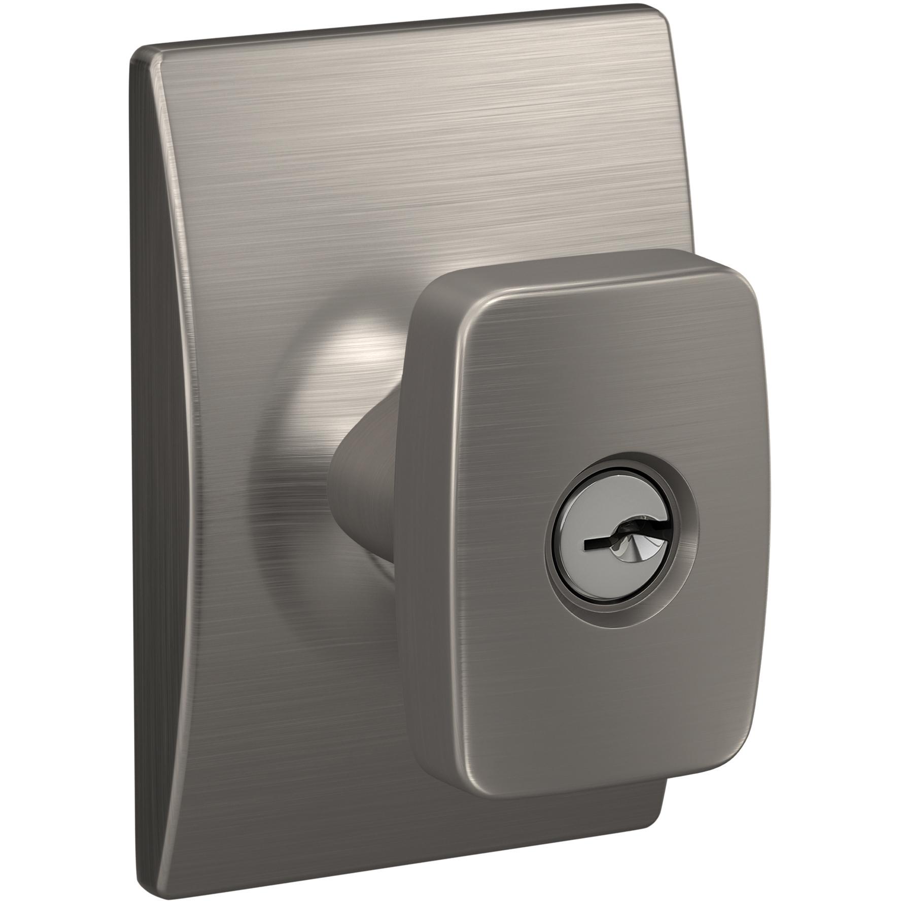 F51ANIX619CEN 16-211 10-063 K4 Nixon / Century Entry - Satin Nickel