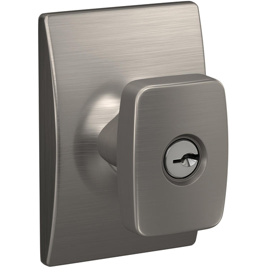 F51ANIX619CEN 16-211 10-063 K4 Nixon / Century Entry - Satin Nickel