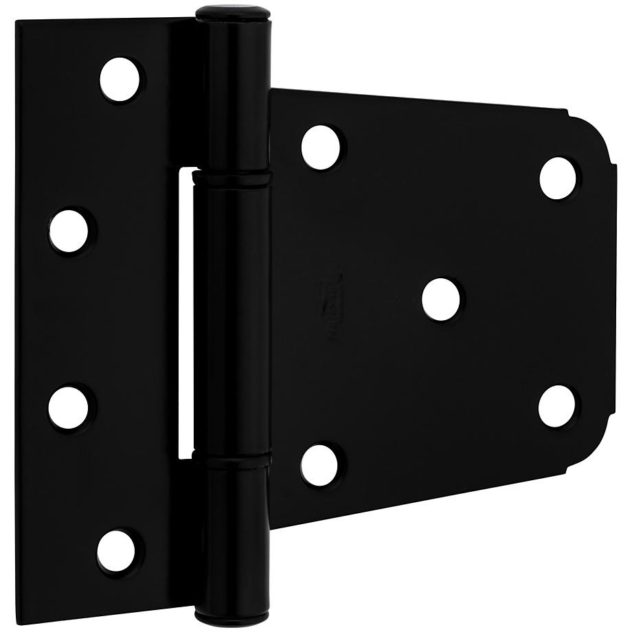 National Hardware - V287 3-1/2" HD Gate Hinge 2/pk - Black