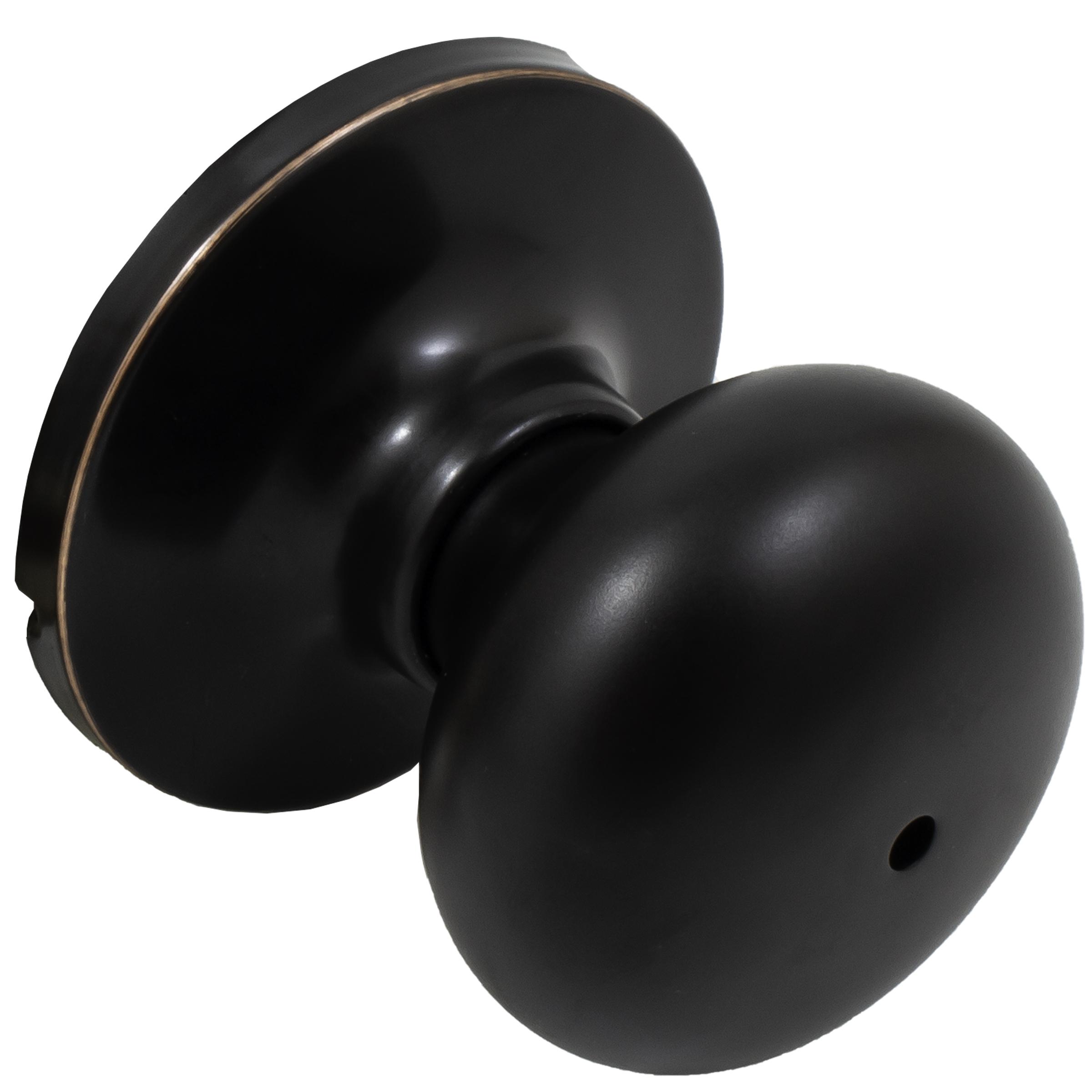 Stone Harbor Hardware Highland Door Knob, Privacy (Bed/Bath) Latch, Vintage Bronze