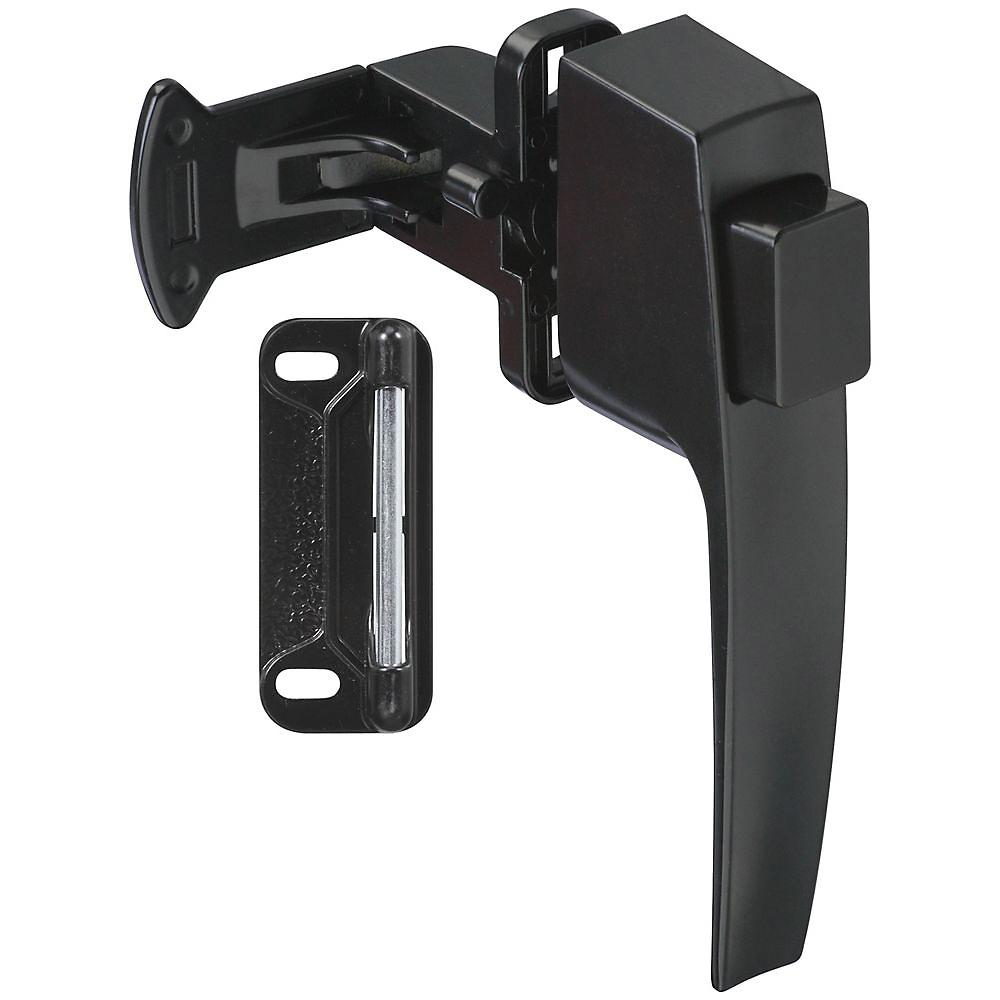 National Hardware - V1326 Pushbutton Latch without Key - Black