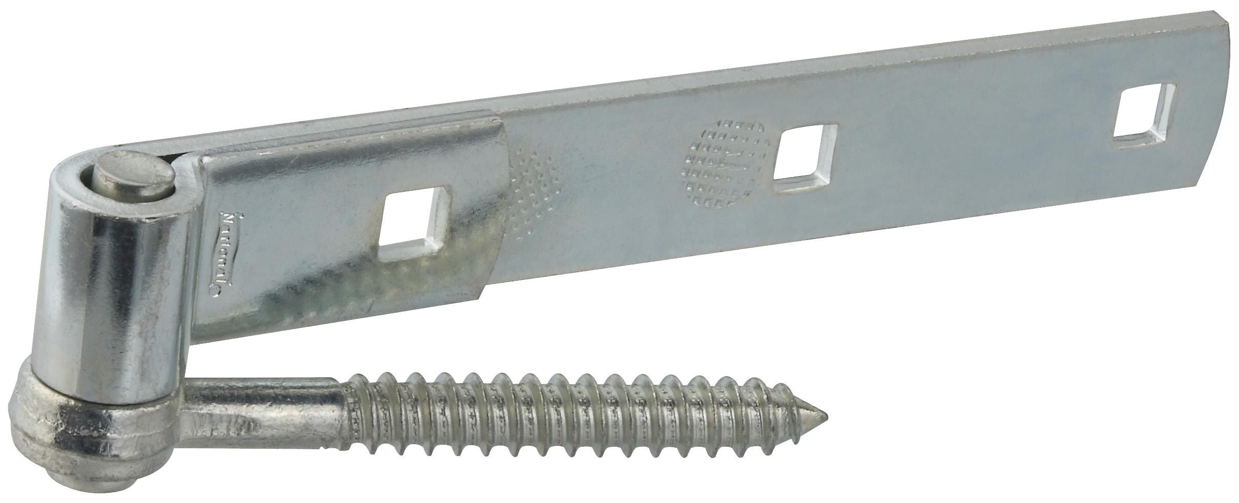 National Hardware - N130-054 290BC 8" Screw Hooks / Strap Hinge - Zinc Plated
