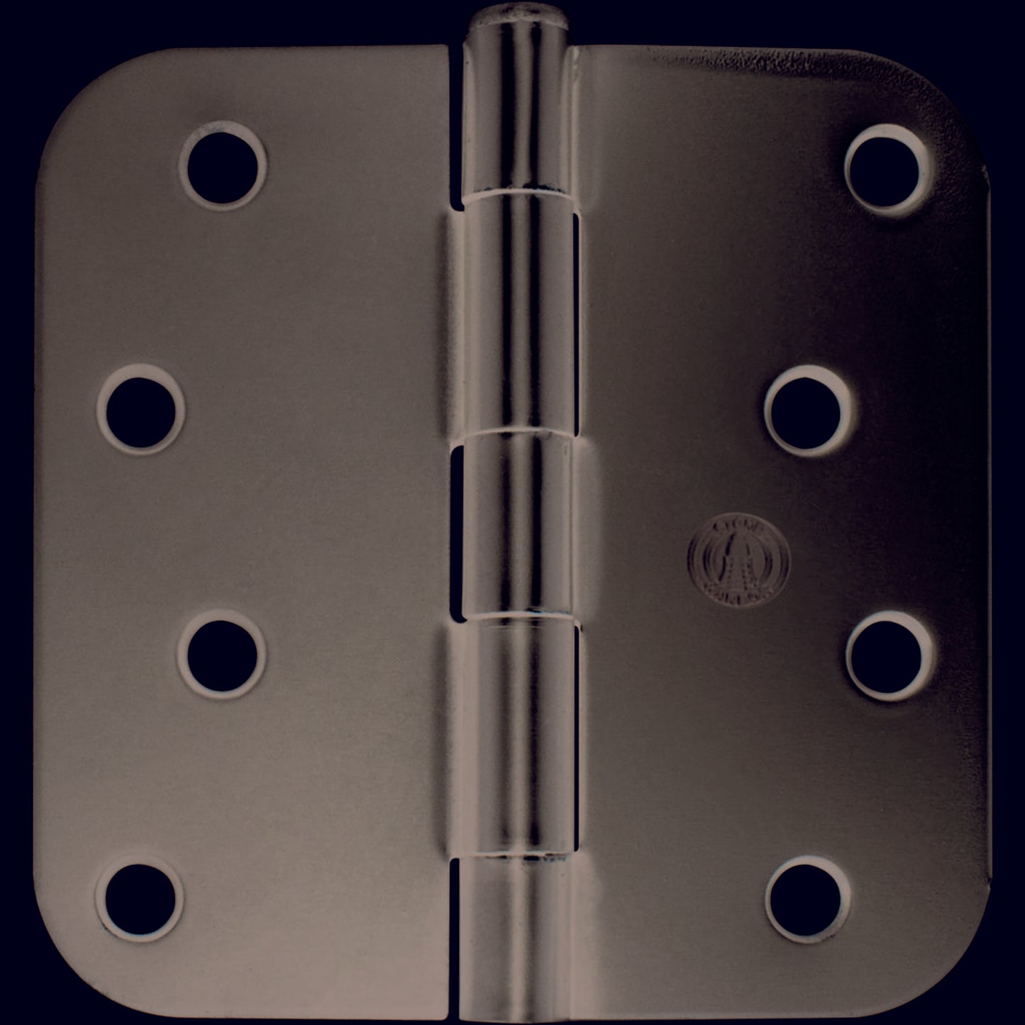 Stone Harbor Hardware 4" Door Hinges, 5/8" Radius Corner, Oil-Rubbed Bronze, 3-Pack