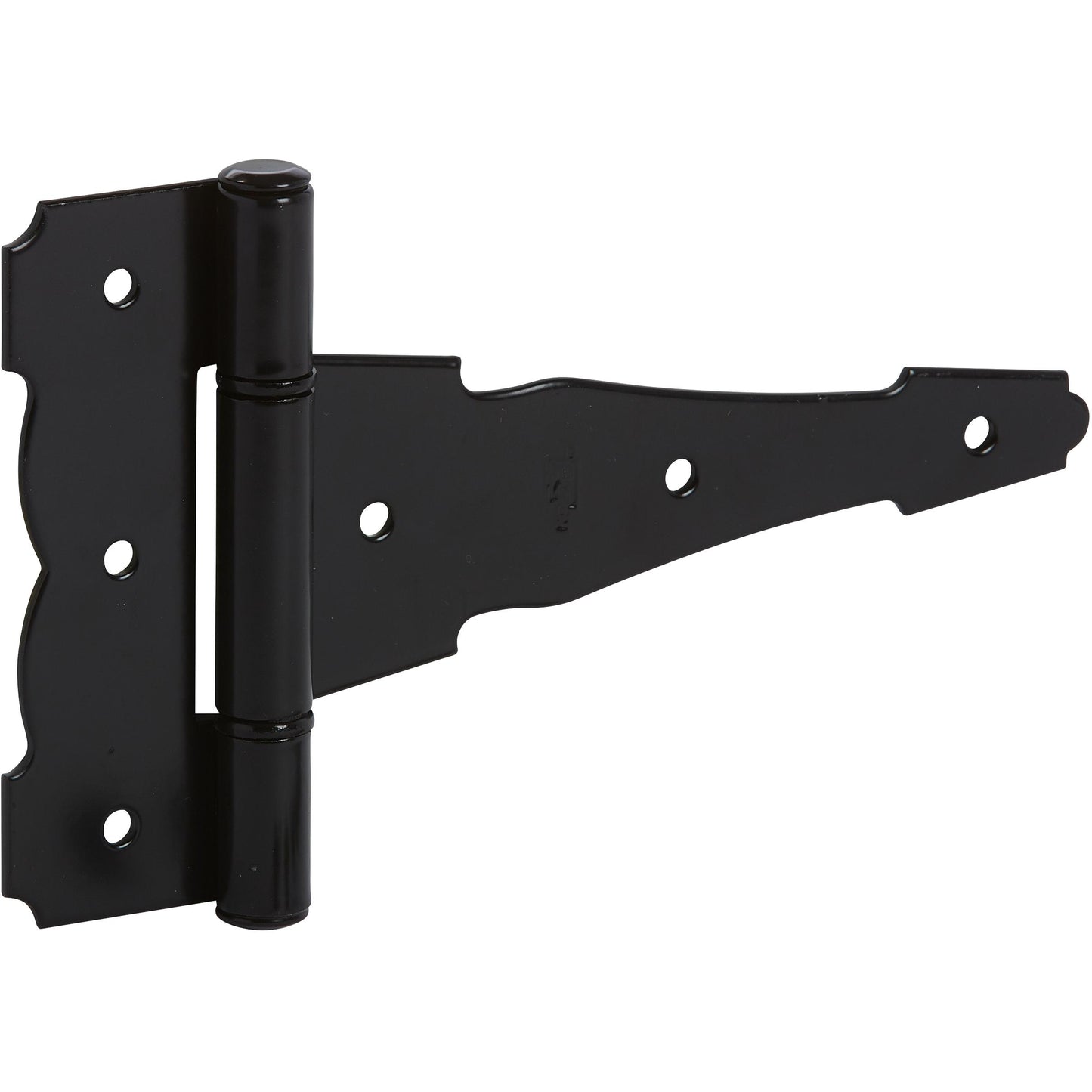 National Hardware - SPB841 6" Ornamental T-Hinge - Black