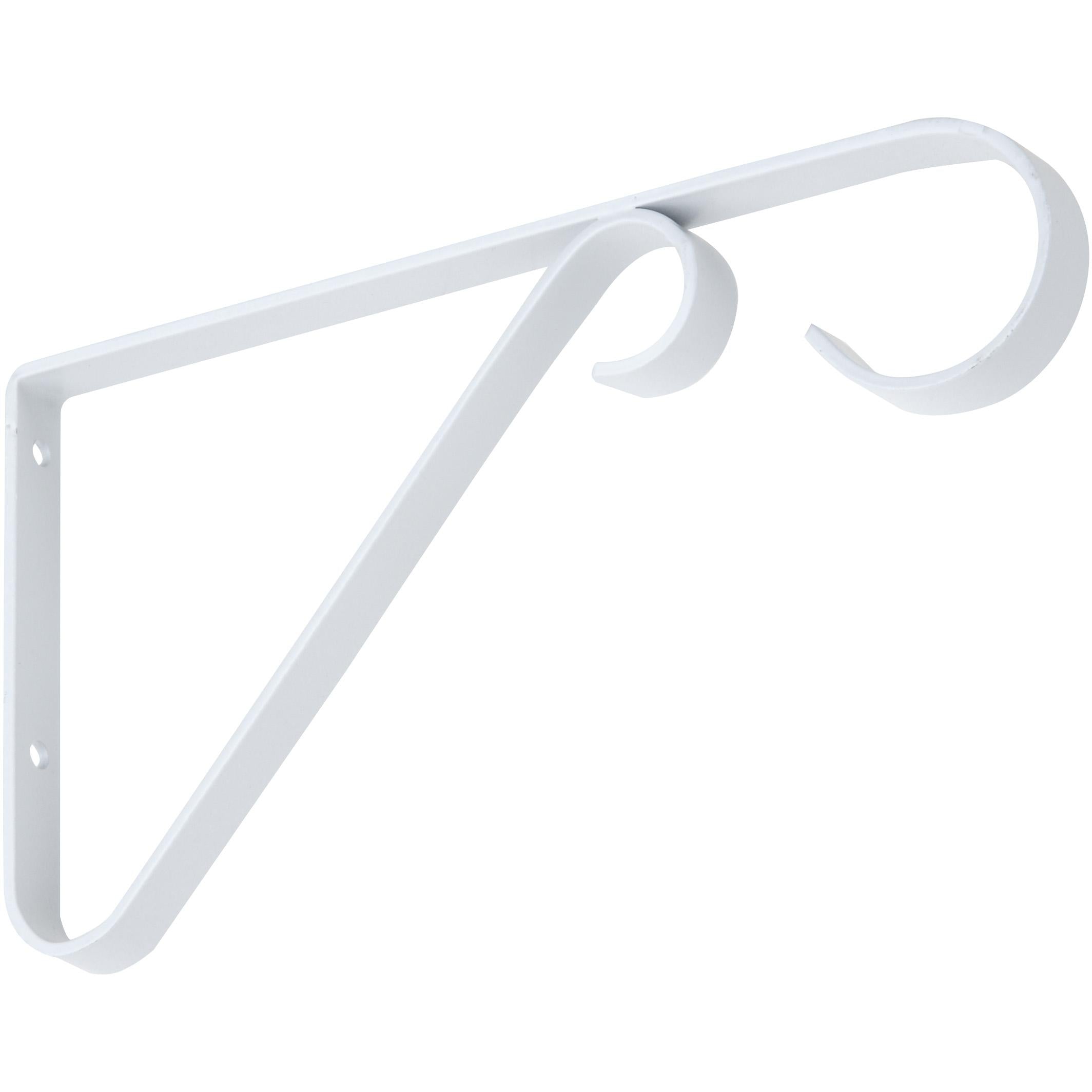 National Hardware - V2653 6" Plant Brackets - White