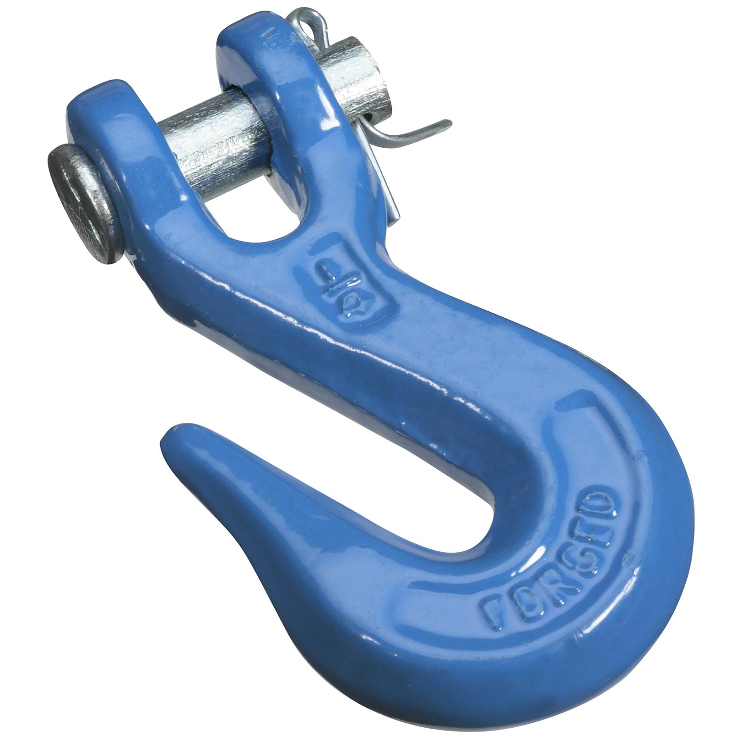 National Hardware - N177-212 3240BC 1/4" Clevis Grab Hook in Blue