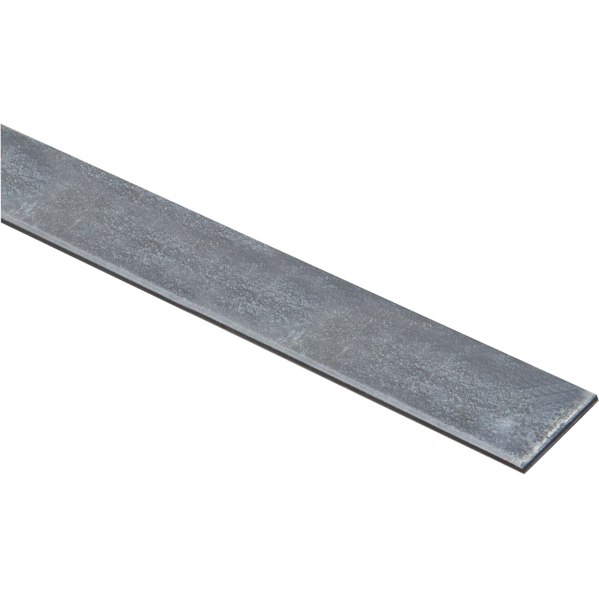 4015BC 1-1/4" x 72" Solid Flat 12 Gauge Steel - Galvanized