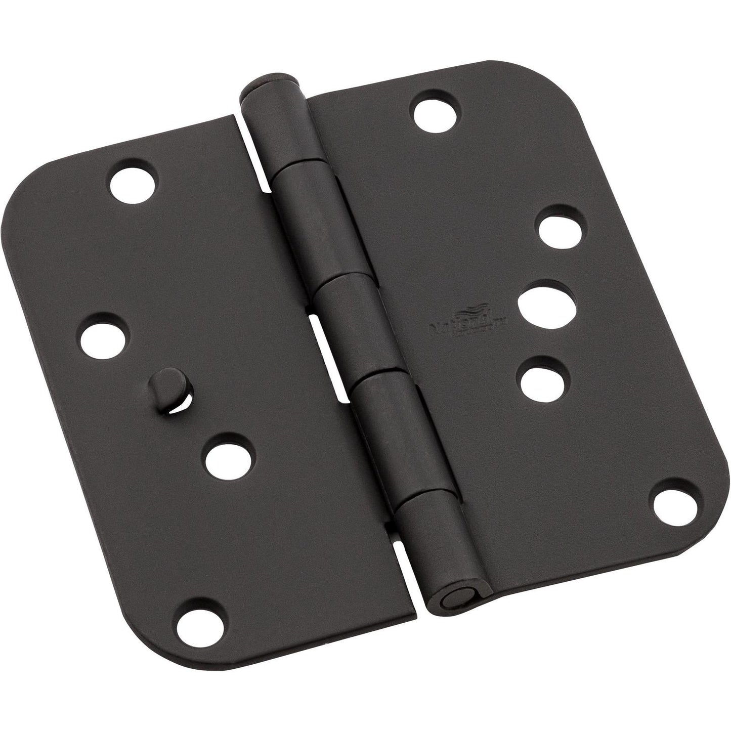 National Hardware - V512R5/8 4" 5/8R Hinge with Security Stud 3/pk - Black