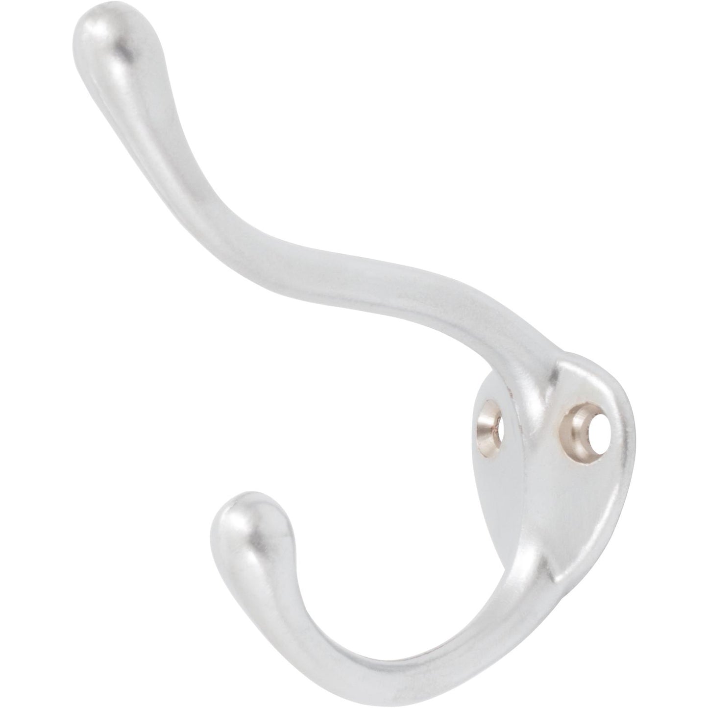 Stone Harbor Hardware Coat & Hat Hook, 3-1/2" High, 2-1/4" Projection, Satin Chrome