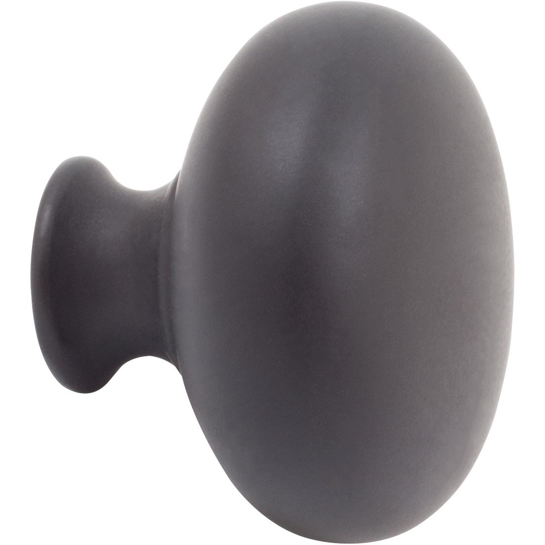 Stone Harbor Hardware Bi-Fold Closet Door Knob, 1-1/2 Inches, Matte Black