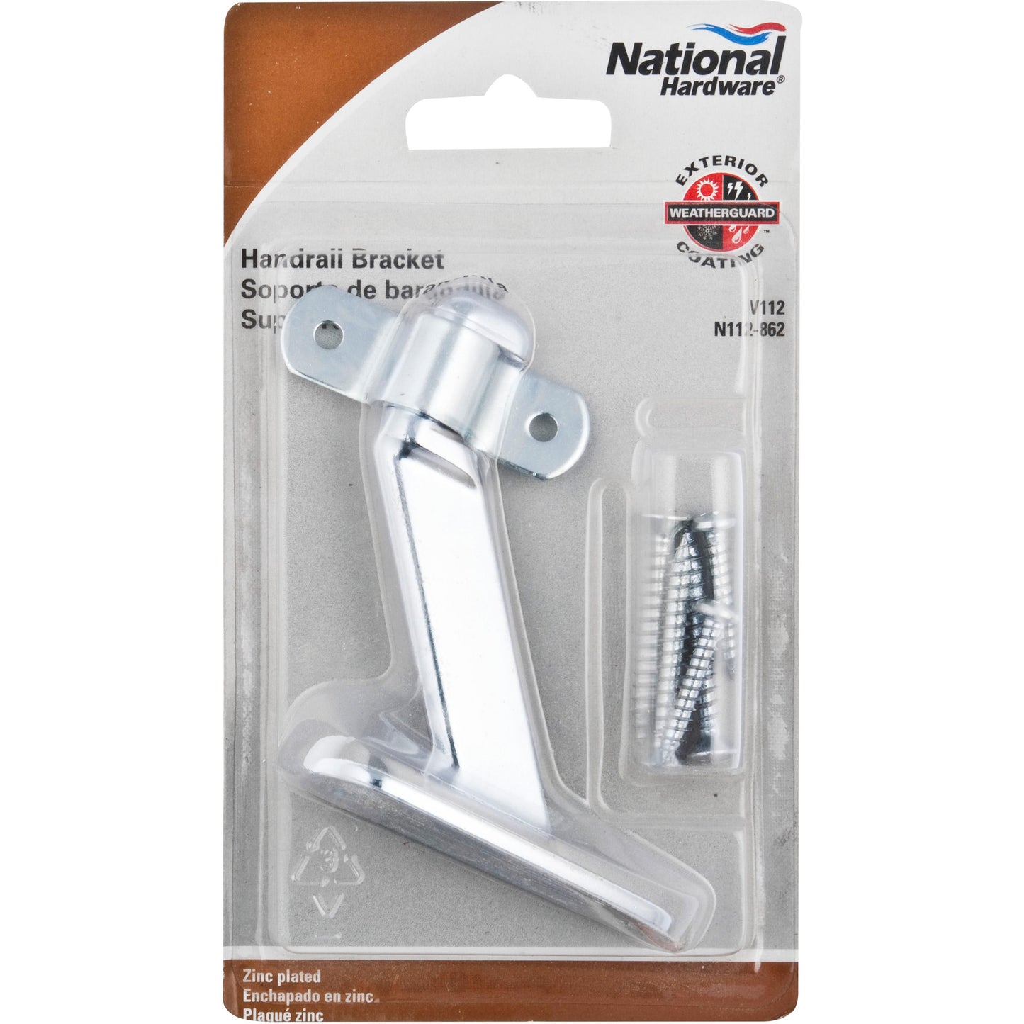 V112 Handrail Bracket - Zinc Plated