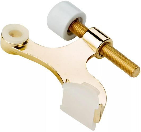 National Hardware - V227 Hinge Pin Door Stop - Polished Brass