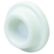 Hb Ives White Rubber Wall Doorstop 411R-W