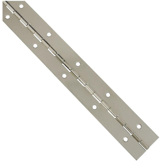 National Hardware - V570 12" x 1-1/2" Continuous Hinge - Nickel