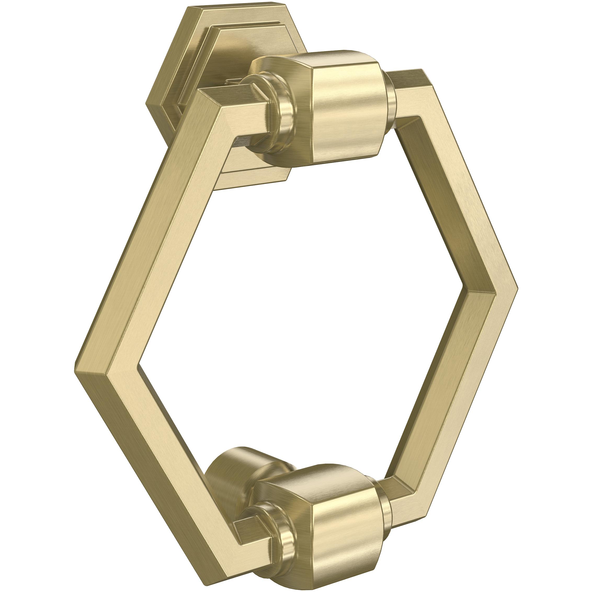 National Hardware - N336-708 V1918 Powell Door Knocker - Brushed Gold