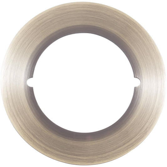 Stone Harbor Hardware Scar Plate, 2-1/8" Inner Diameter, 3-1/2" Outer Diameter, Antique Brass