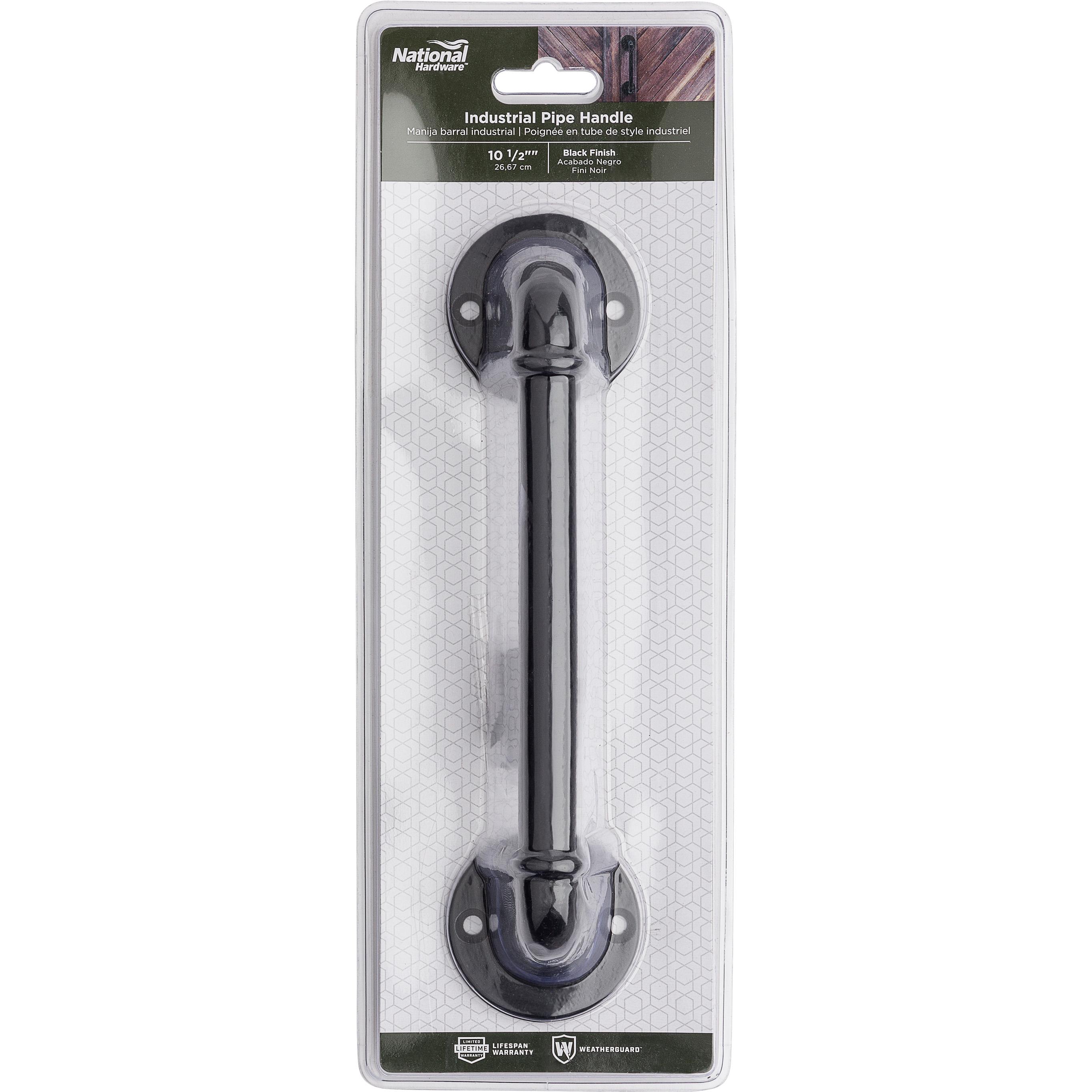 National Hardware -N166-013 V1119 Industrial Pipe Handle - Black