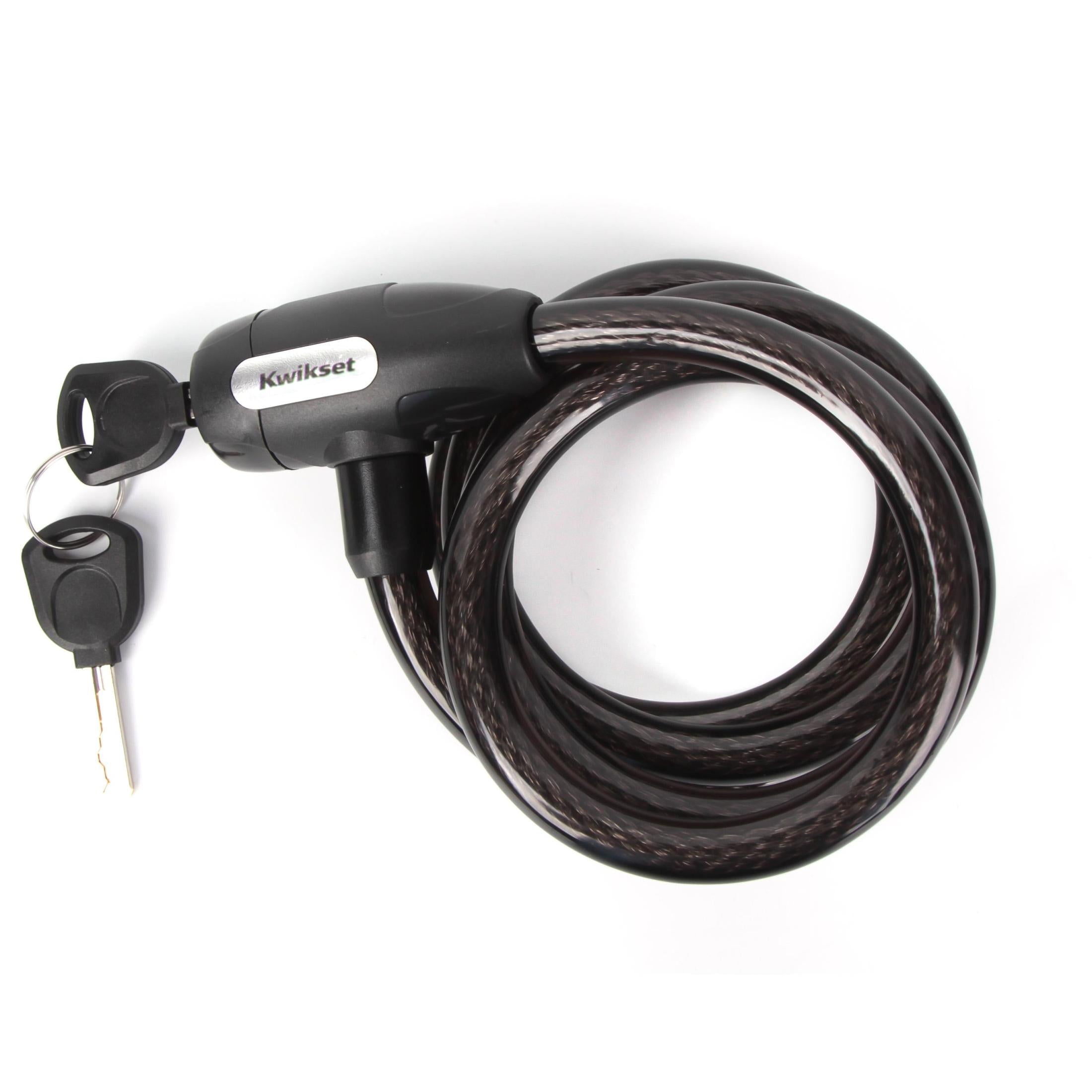 Kwikset 5' x 1/2" Keyed Bicycle Cable Lock