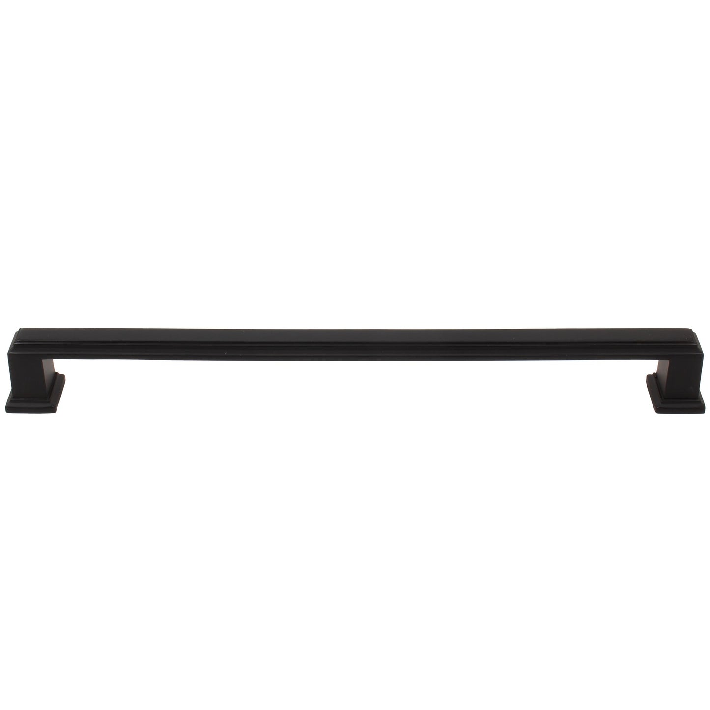 Stone Harbor Hardware Metropolis Cabinet Pull, 224 Millimeters, Matte Black