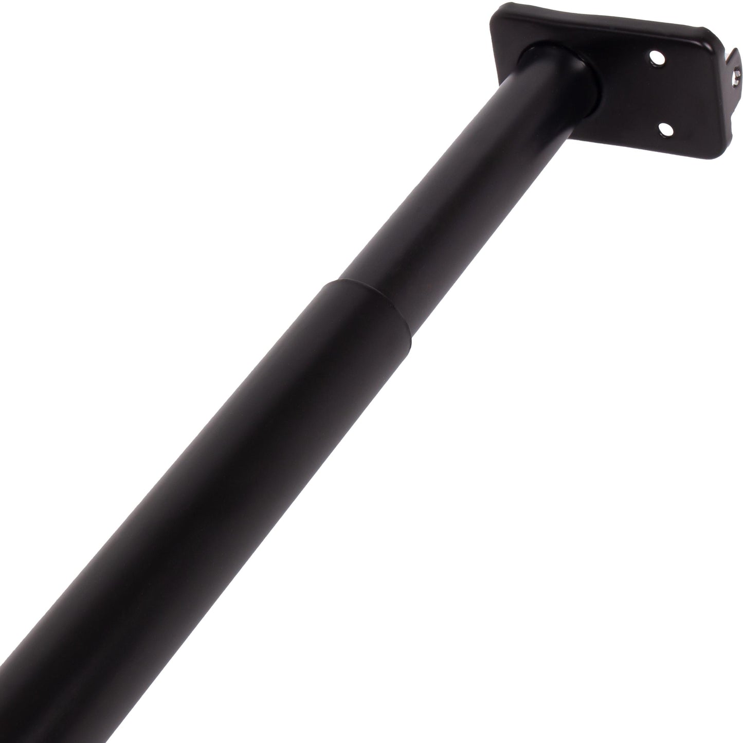 Stone Harbor Hardware Adjustable Closet Rod, Adjusts from 30" to 48", Matte Black