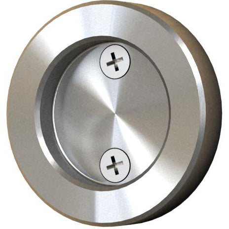 Stone Harbor Hardware Sliding Door Round Pull, 2-1/8 Inches, Satin Stainless Steel
