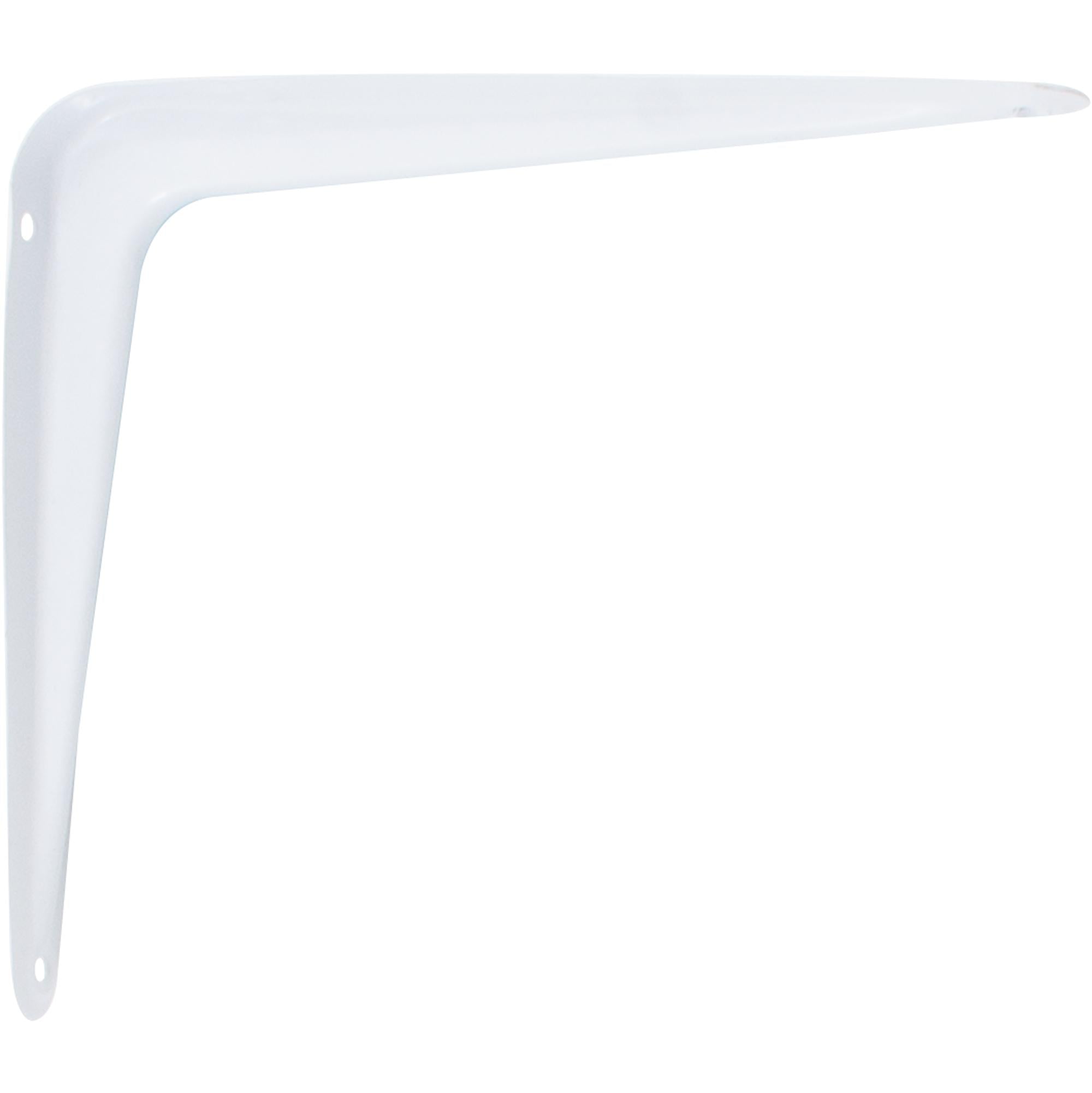Stone Harbor Hardware Shelf Bracket, 5" x 6", No Screws Included, White