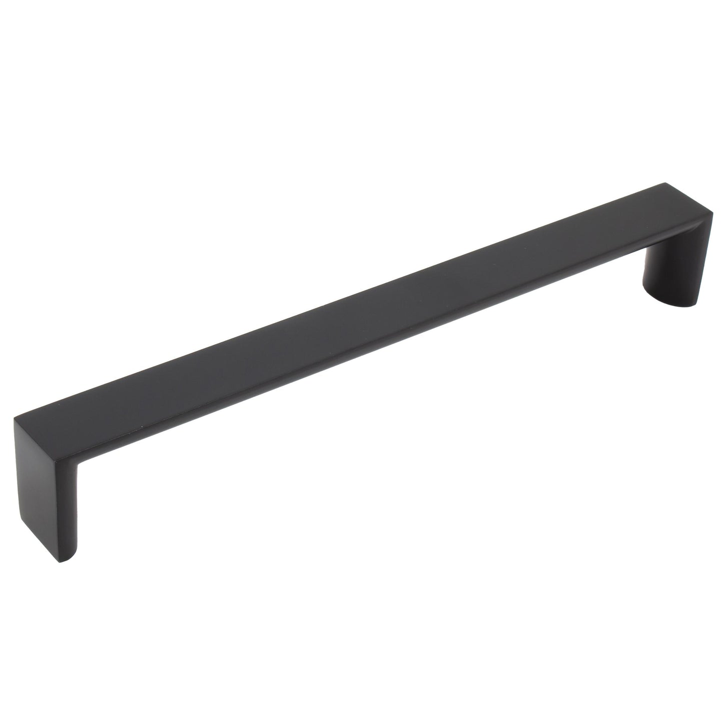 Stone Harbor Hardware Plateau Cabinet Pull, 192 Millimeters, Matte Black
