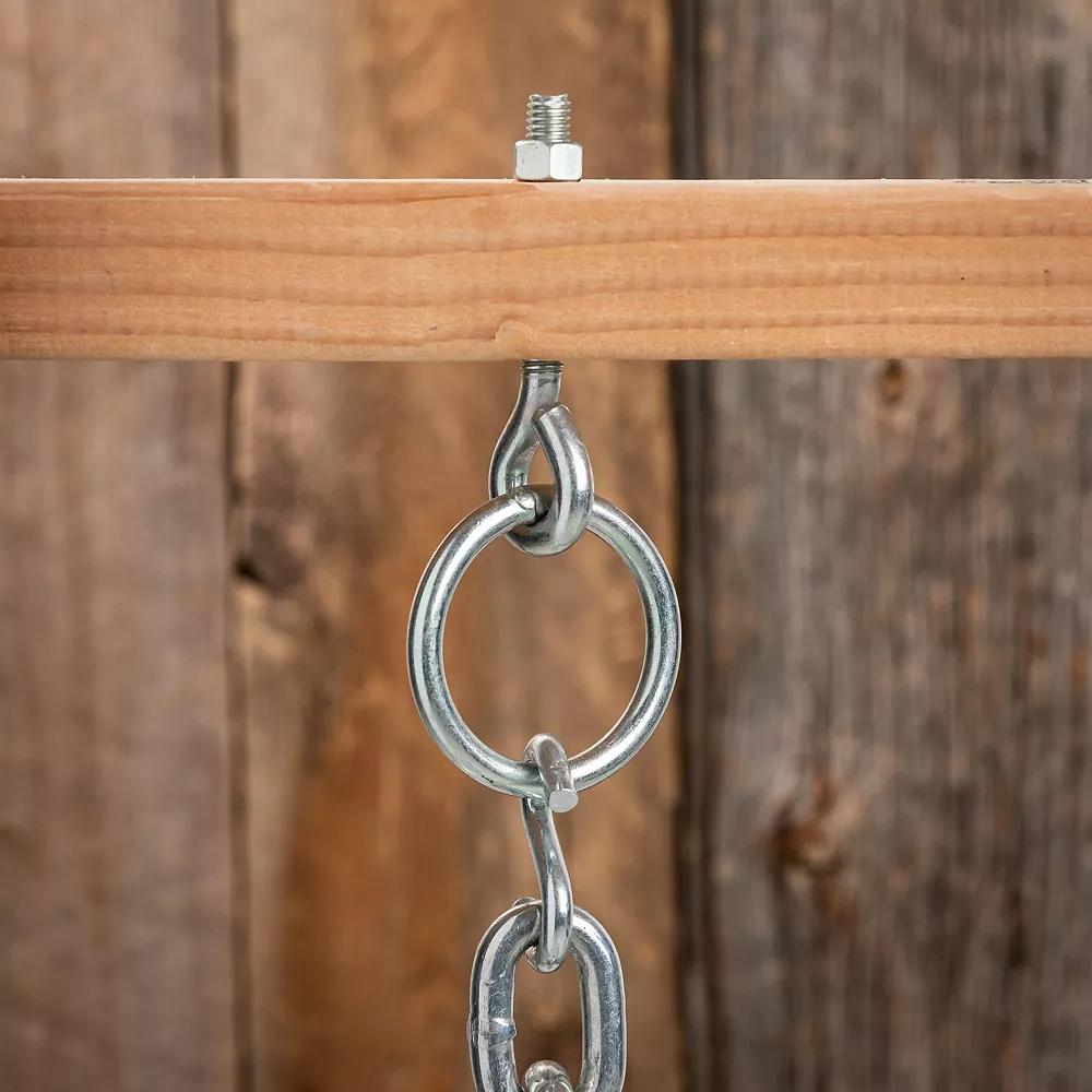 2061BC 3/8" x 3-3/4" Ring with Eye Bolt - Zinc Plated