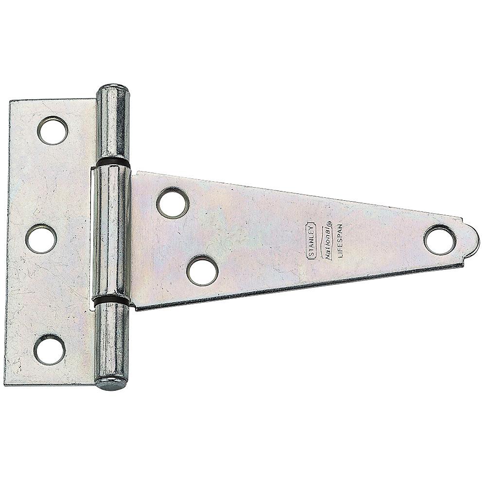 National Hardware - V286 4" XHD T-Hinge 2/pk - Zinc Plated