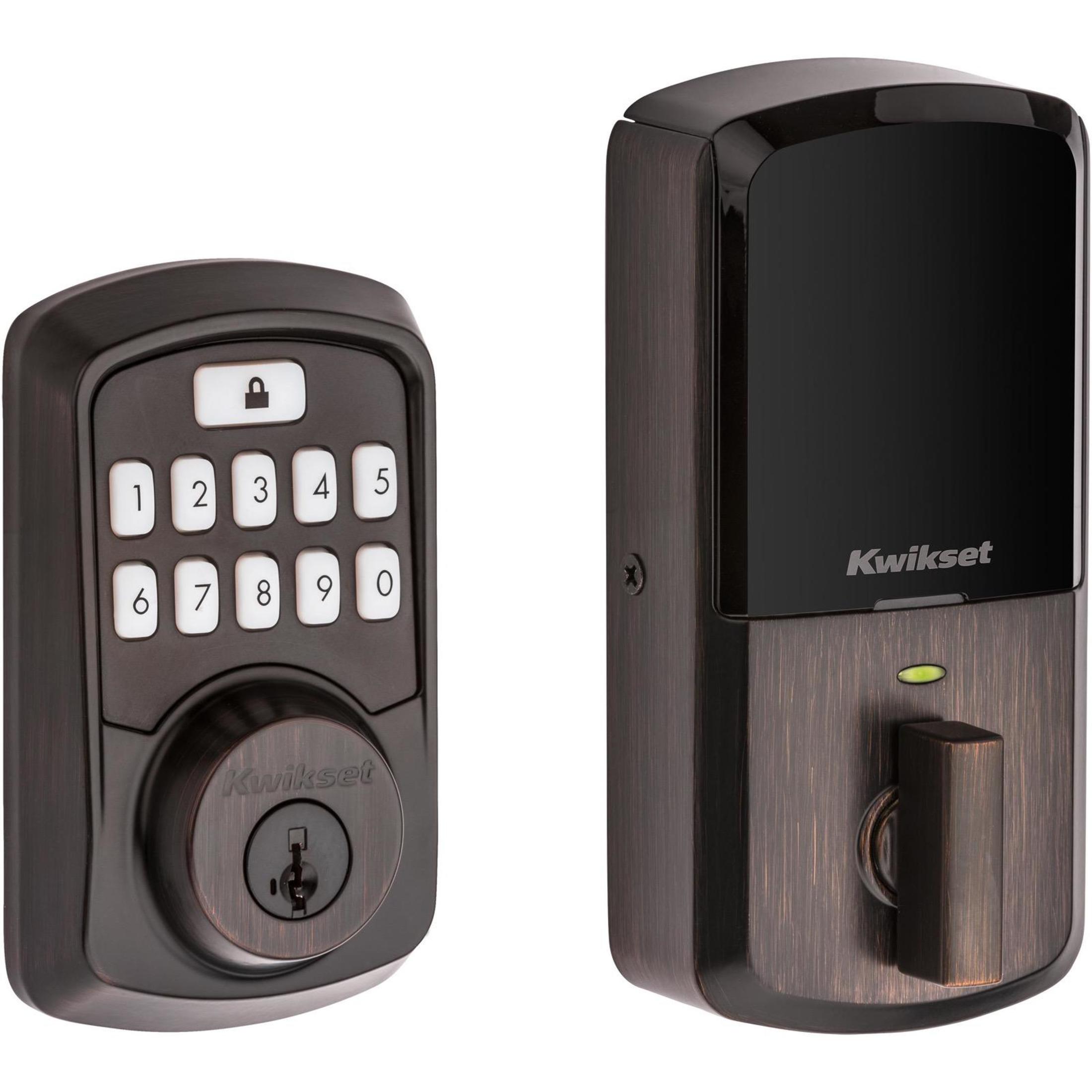 942 BLE DB 11P SMT TPR RCALFD Aura Deadbolt - Venetian Bronze