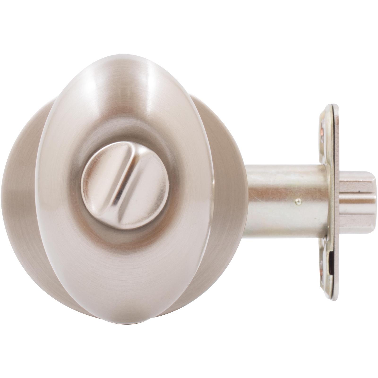 Stone Harbor Hardware Springhill Door Knob, Entry Latch, SC Keyway, Satin Nickel