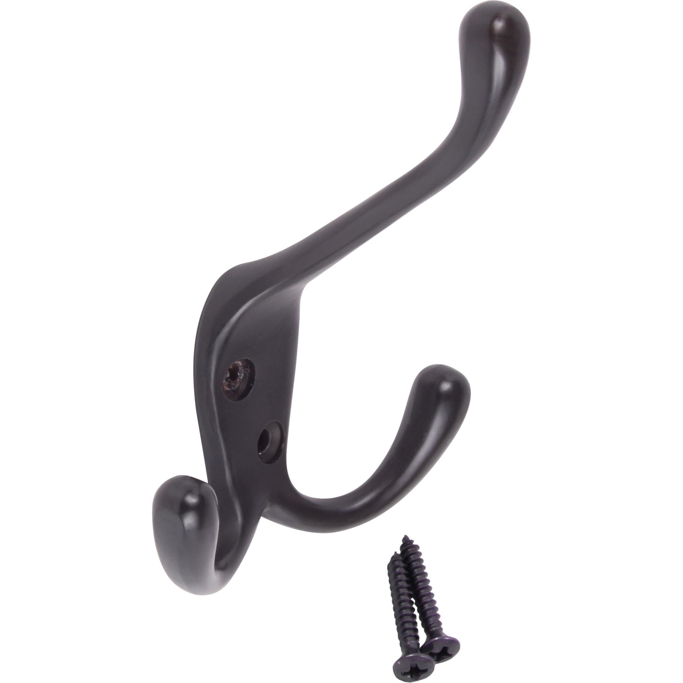 Triple Robe Hook, 3-15/16" High, Multiple Projections