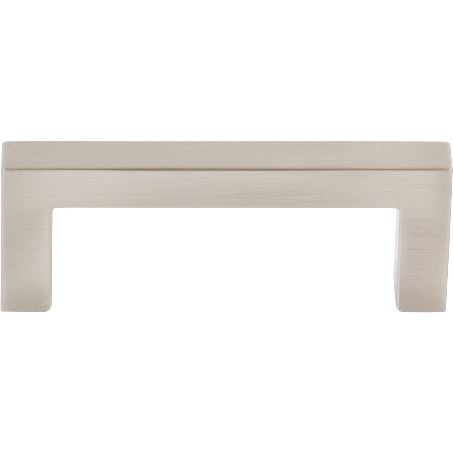 Stone Harbor Hardware Contemporary Square Cabinet Pull, 3 Inches, Zinc Base Material, Satin Nickel