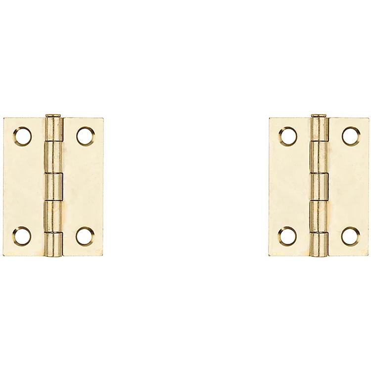 V508 2" Removable Pin Hinge 2/pk - Polished Brass