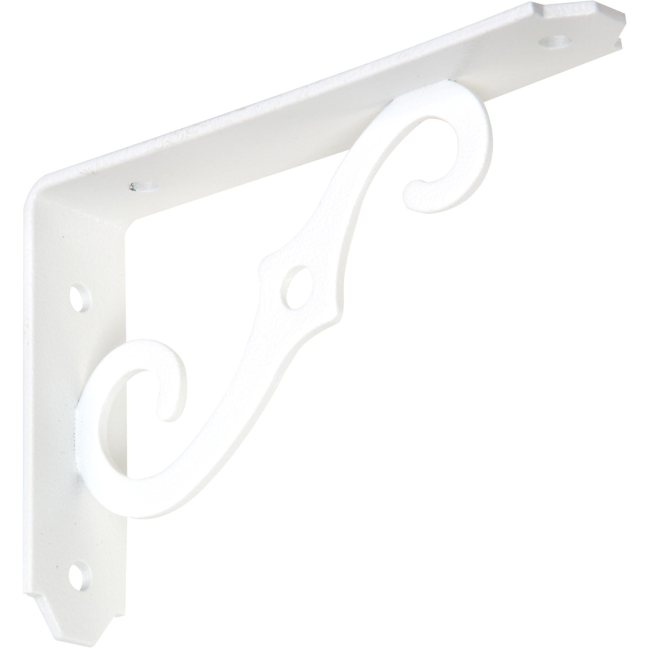 152BC 5" x 3-1/2" Ornamental Shelf Bracket - Antique White
